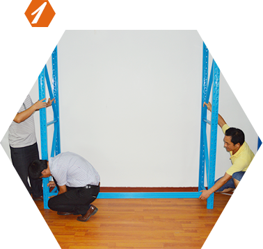 中型貨架安裝步驟圖1