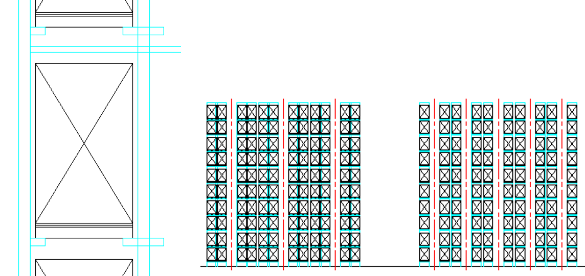 自動(dòng)化立體庫拉伸圖